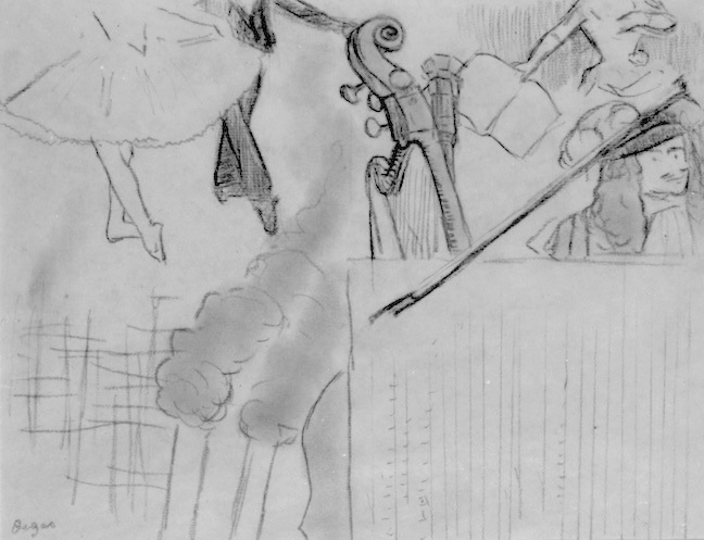 Degas Program for an Artistic Soirée 2