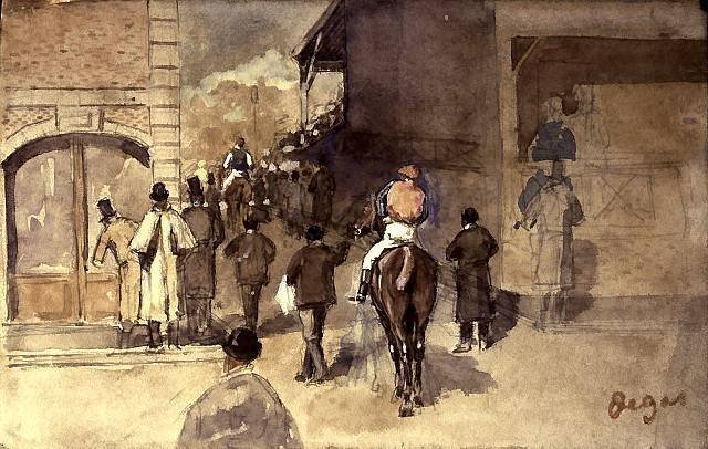 Degas La Sortie de Pesage