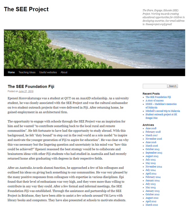 Un diseño de sitio web más moderno con espacios en blanco, navegación e imágenes claras