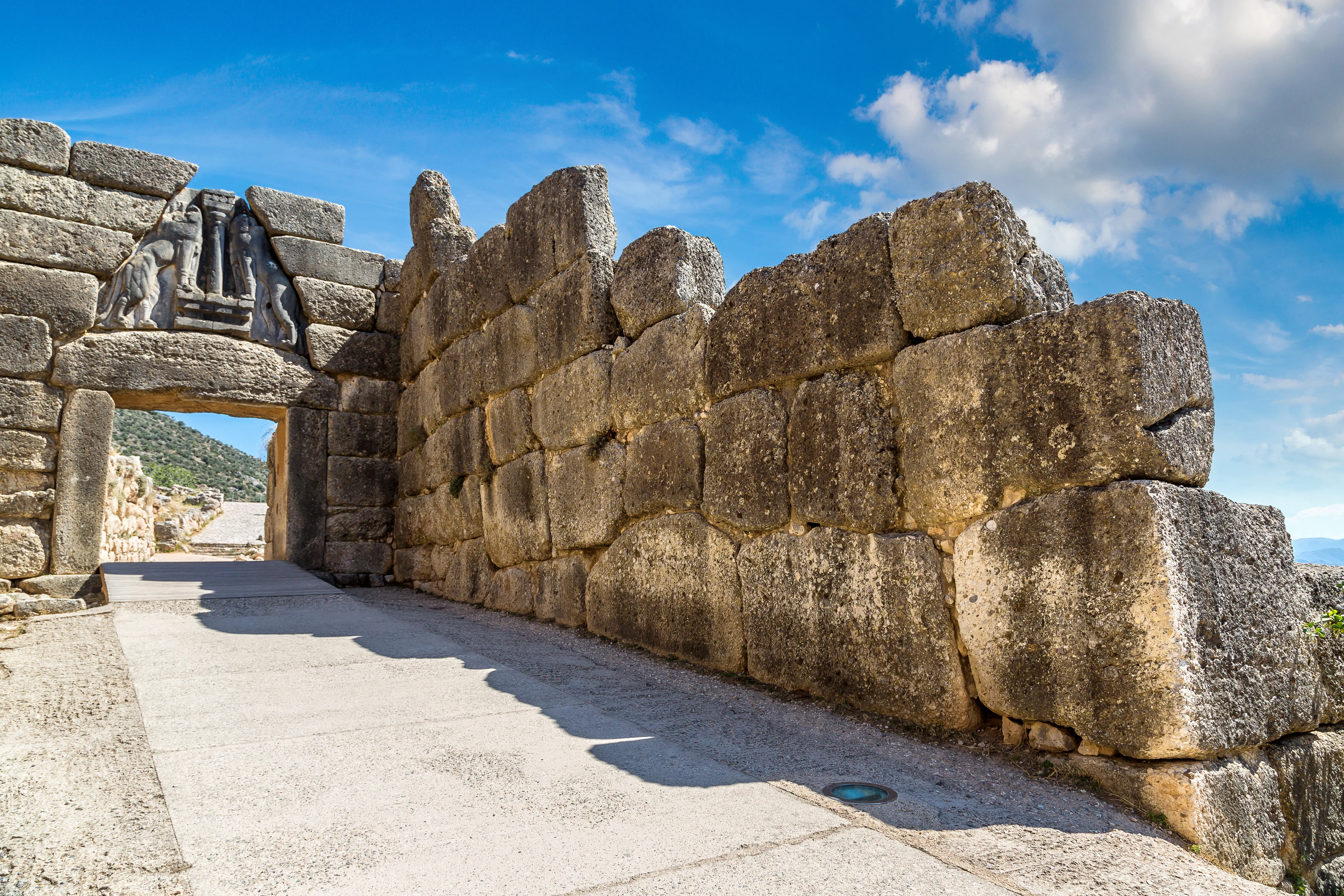 Walls in Mycenae