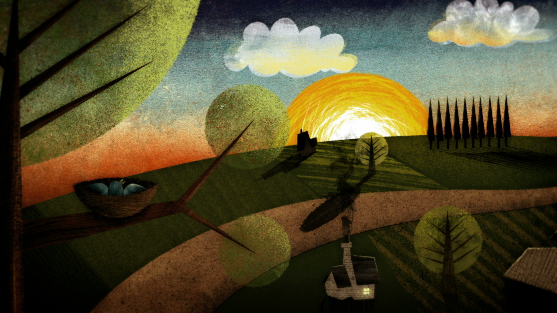 Still from the film Sausage
