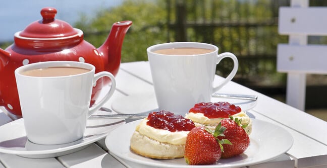 Correct cream tea method