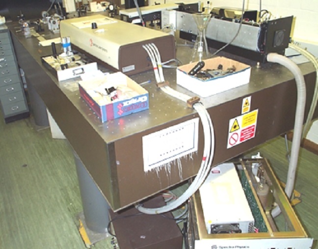 A picture of a dye laser