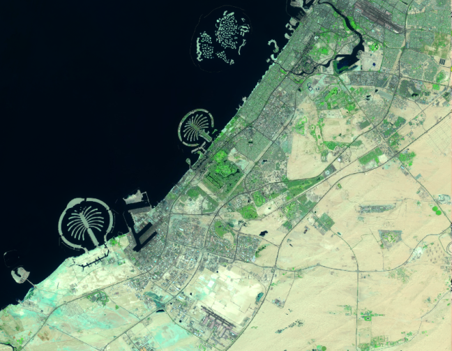 Dubai multispectral image