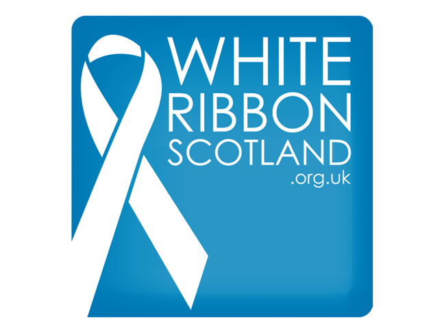 Logo of White Ribbon Scotland