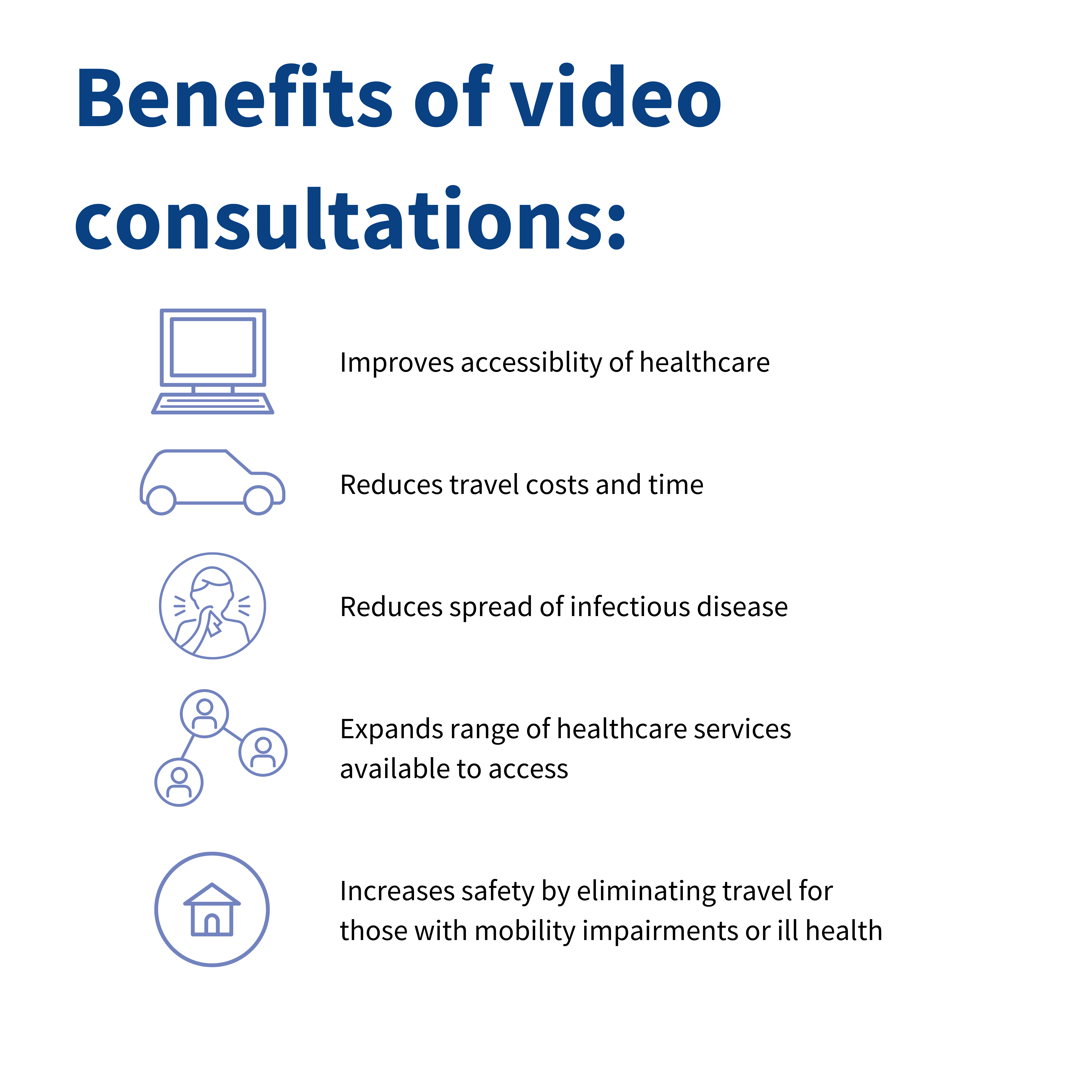 Benefits of telehealth consultations