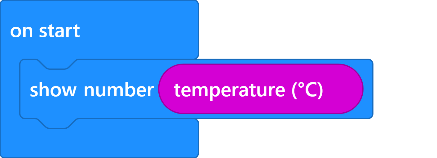 Get and display temperature