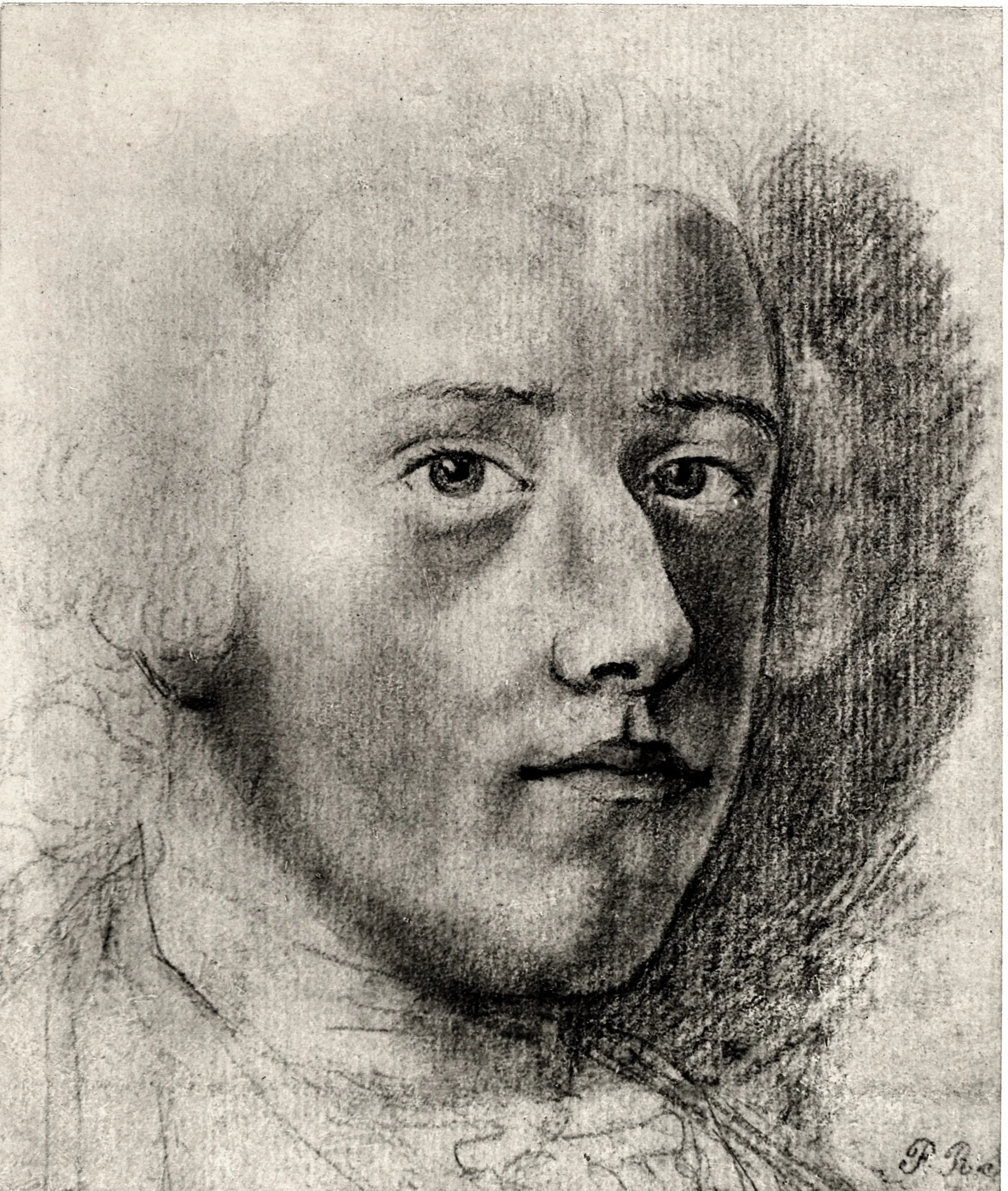 Pastel drawing of Charles Edward Stuart