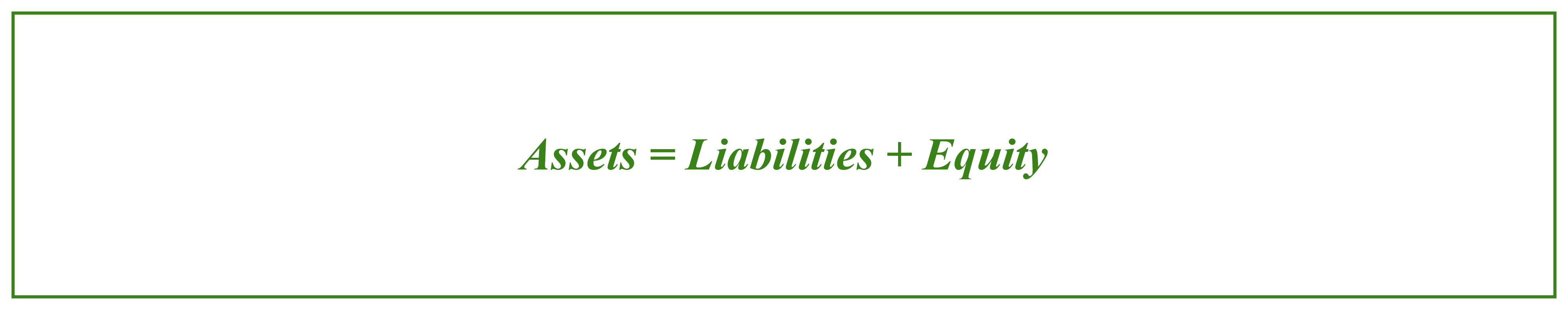 accounting equation