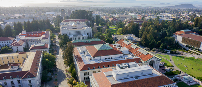 Landscape view of University of California, Berkeley