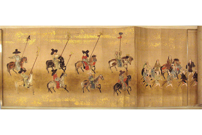 Korean Embassy to Japan, 1655, attributed to Kano Toun Yasunobu