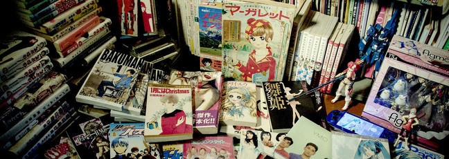 Manga book collection from 70's