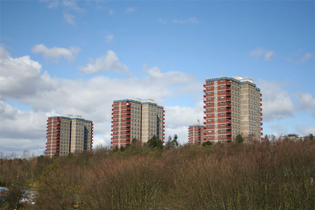 High rise flats