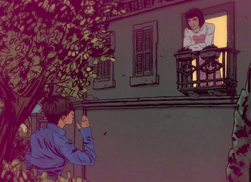 romeo and juliet balcony scene animation