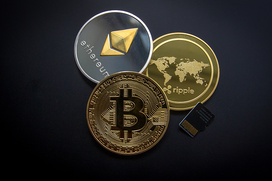 Different types of cryptocurrency coins