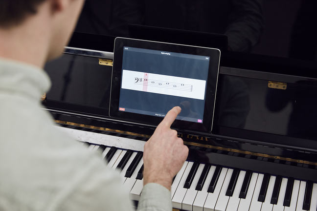 notation on an iPad