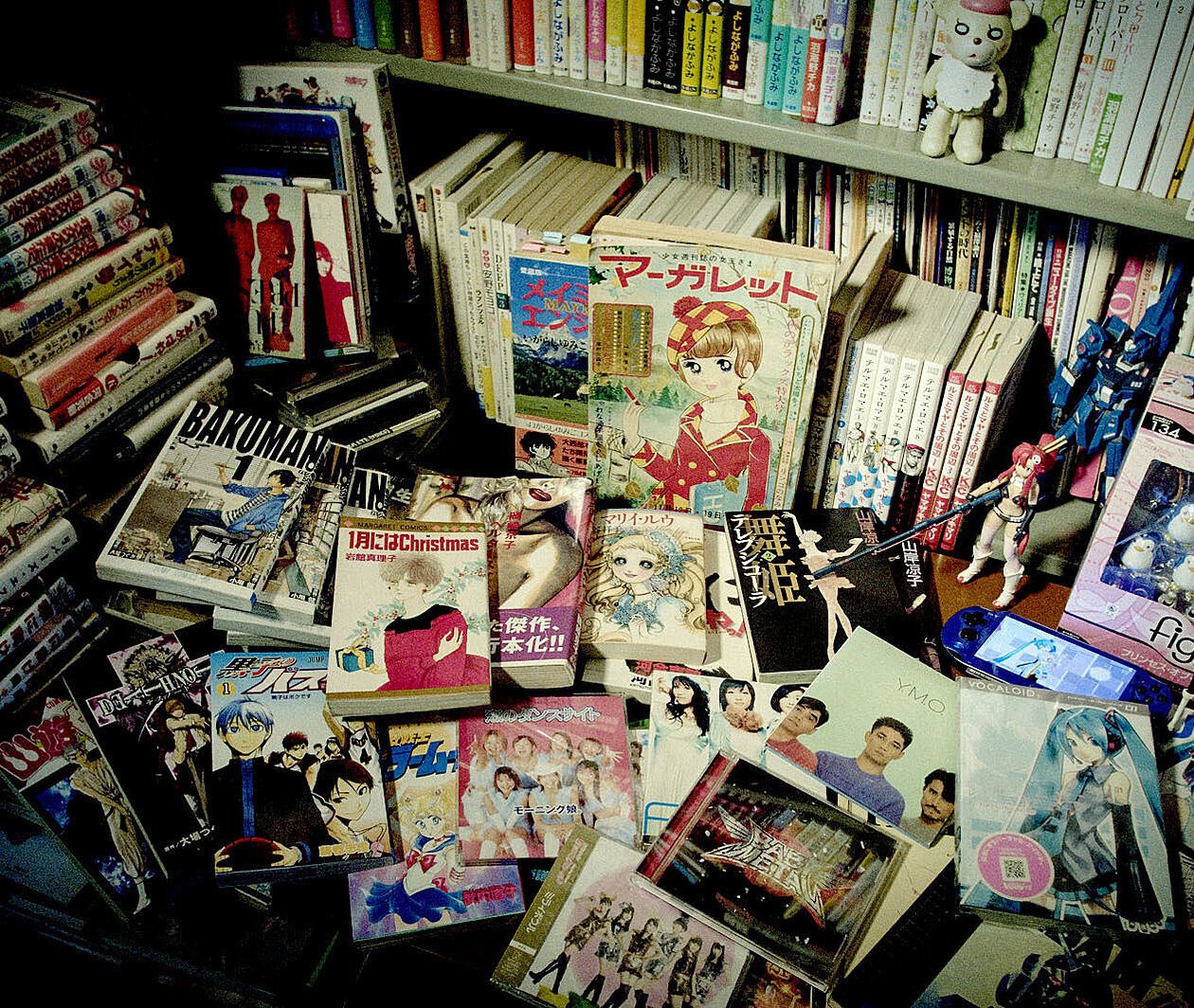 Manga book collection from 70's