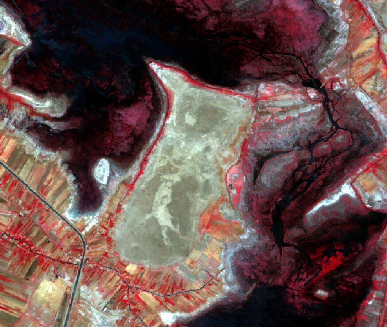 Sentinel-2 multispectral image of Lagash and the surrounding area, courtesy of ESA.