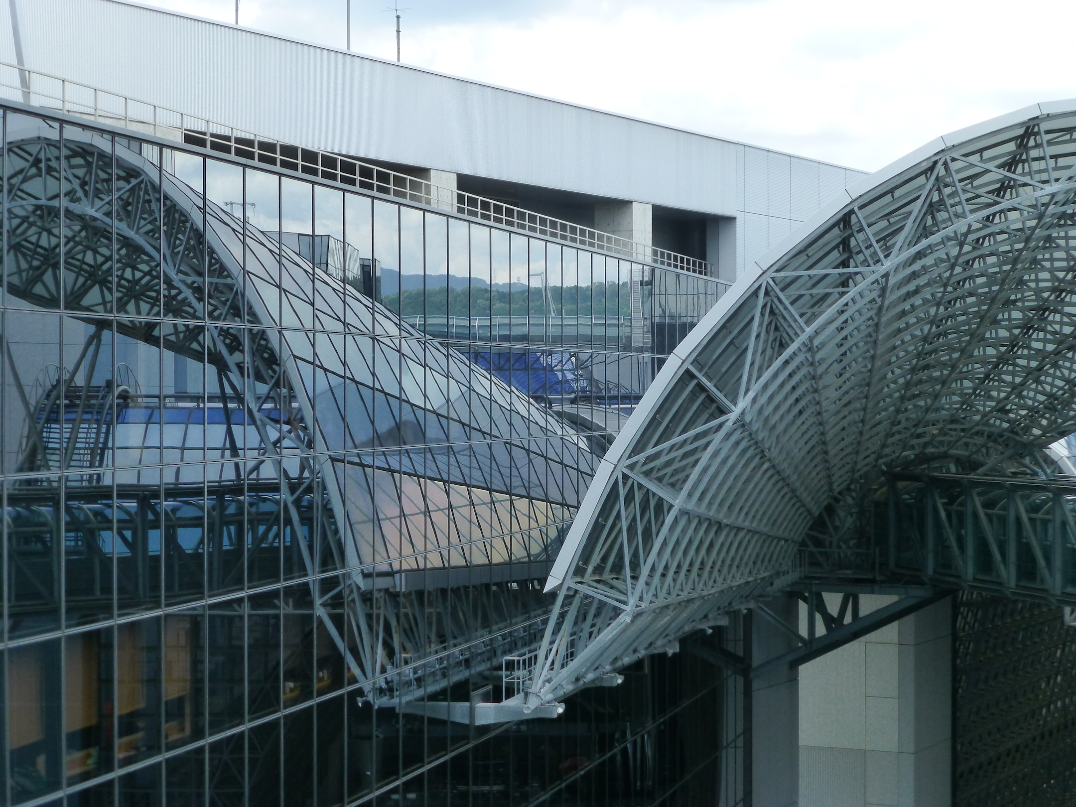 Roof of Kyoto railway station