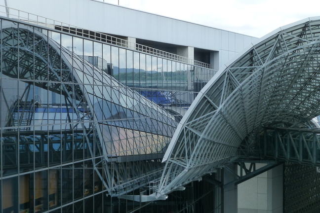Roof of Kyoto railway station