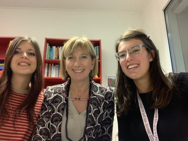 Photo of the team of the course, Sara Mondini, Claudia Bellani, Roberta Occhiuto