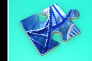 Image of DNA helix genetics