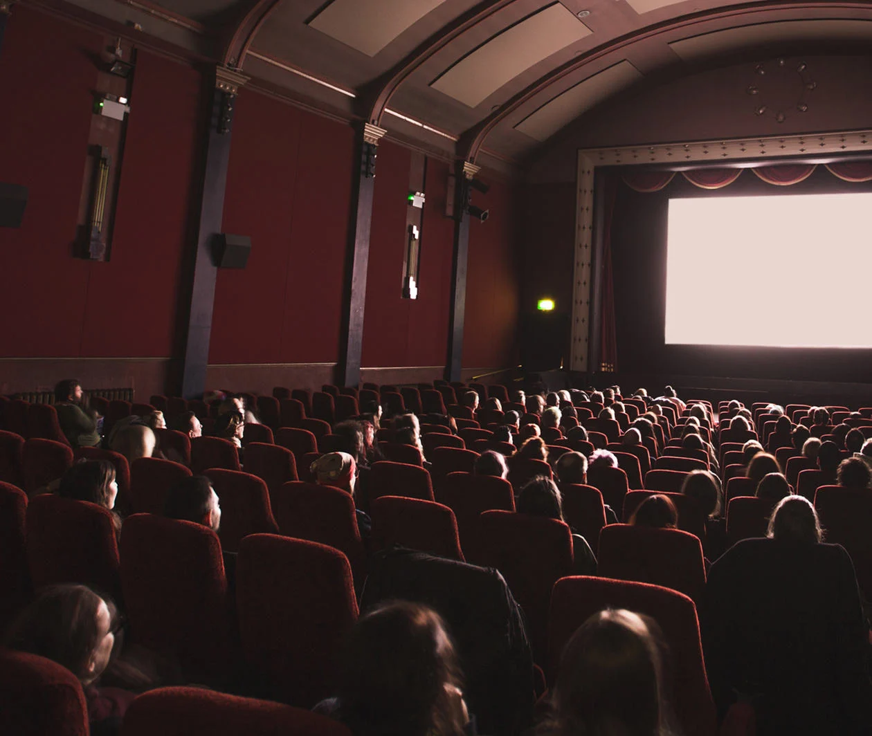 Audience watching the theatre