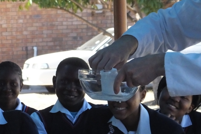De disolución de poliestireno en acetona
