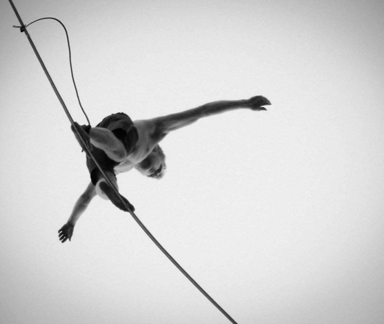 A tightrope walker.