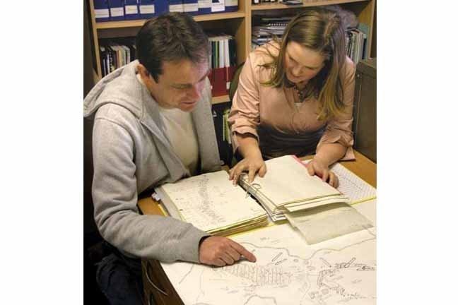 Working on an archaeological archive