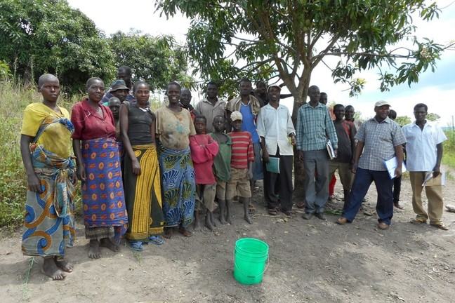 Water committee in north-west Tanzania
