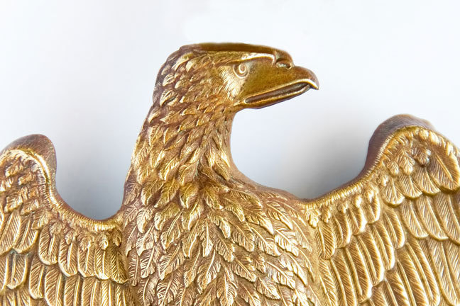 Bronze eagle which formed part of French military standards (regimental flags)