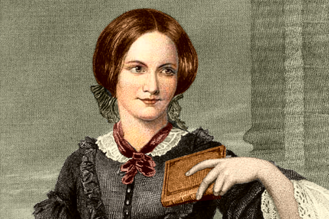 Portrait of English author Charlotte Brontë by Evert A. Duyckinck, based on a drawing by George Richmond