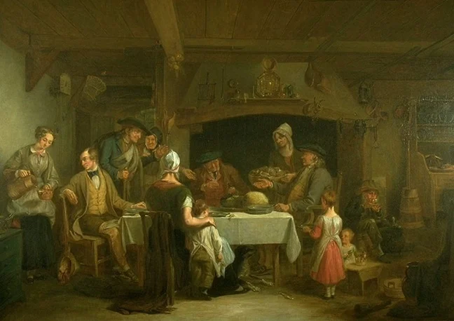 'The Haggis Feast' by Alexander Fraser, ARSA