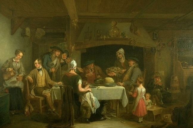 'The Haggis Feast' by Alexander Fraser, ARSA