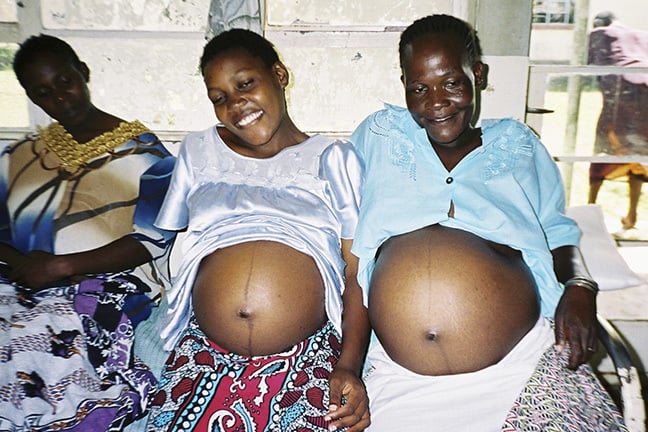 Pregnant women together