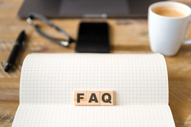 Frequently asked questions.