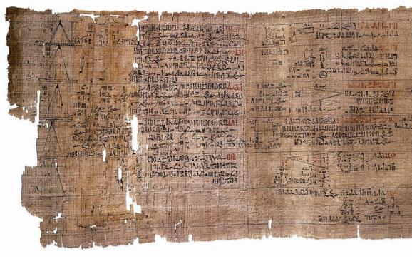 Image of the Rhind Papyrus