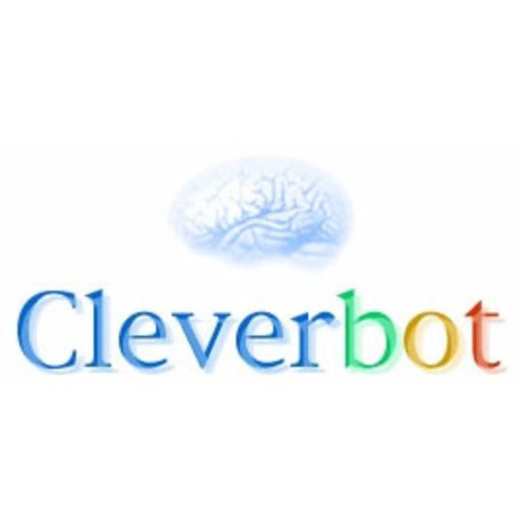 Screenshot from the website Cleverbot