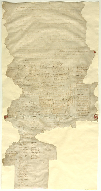 Te Tiriti o Waitangi, the Waitangi Sheet Te Tiriti o Waitangi, the original Waitangi sheet with signatures