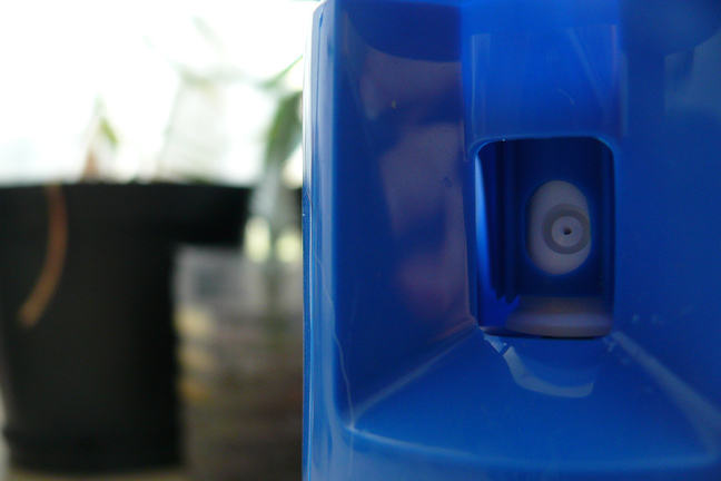 Close up image of spray