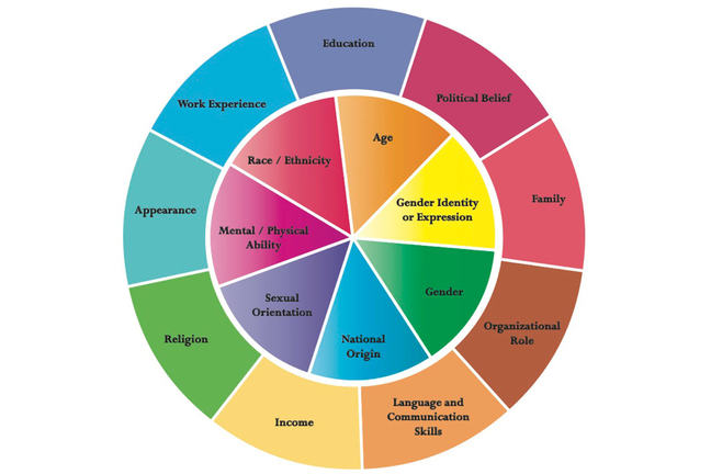 Johns Hopkins Diversity Wheel identifies visible and acquired dimensions of diversity