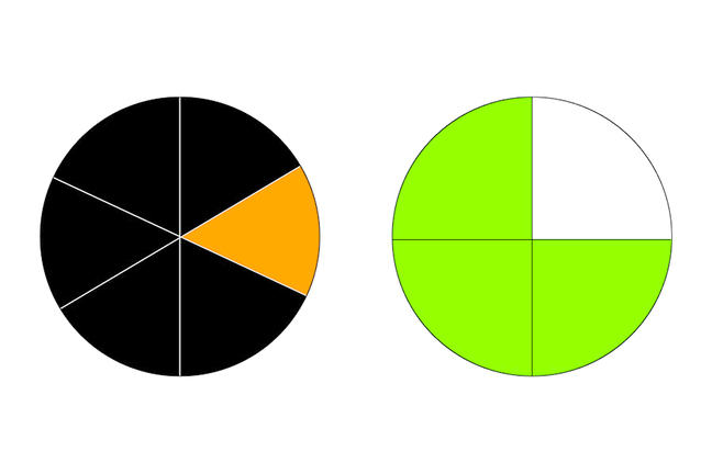 Spinners that will be used in the experiment
