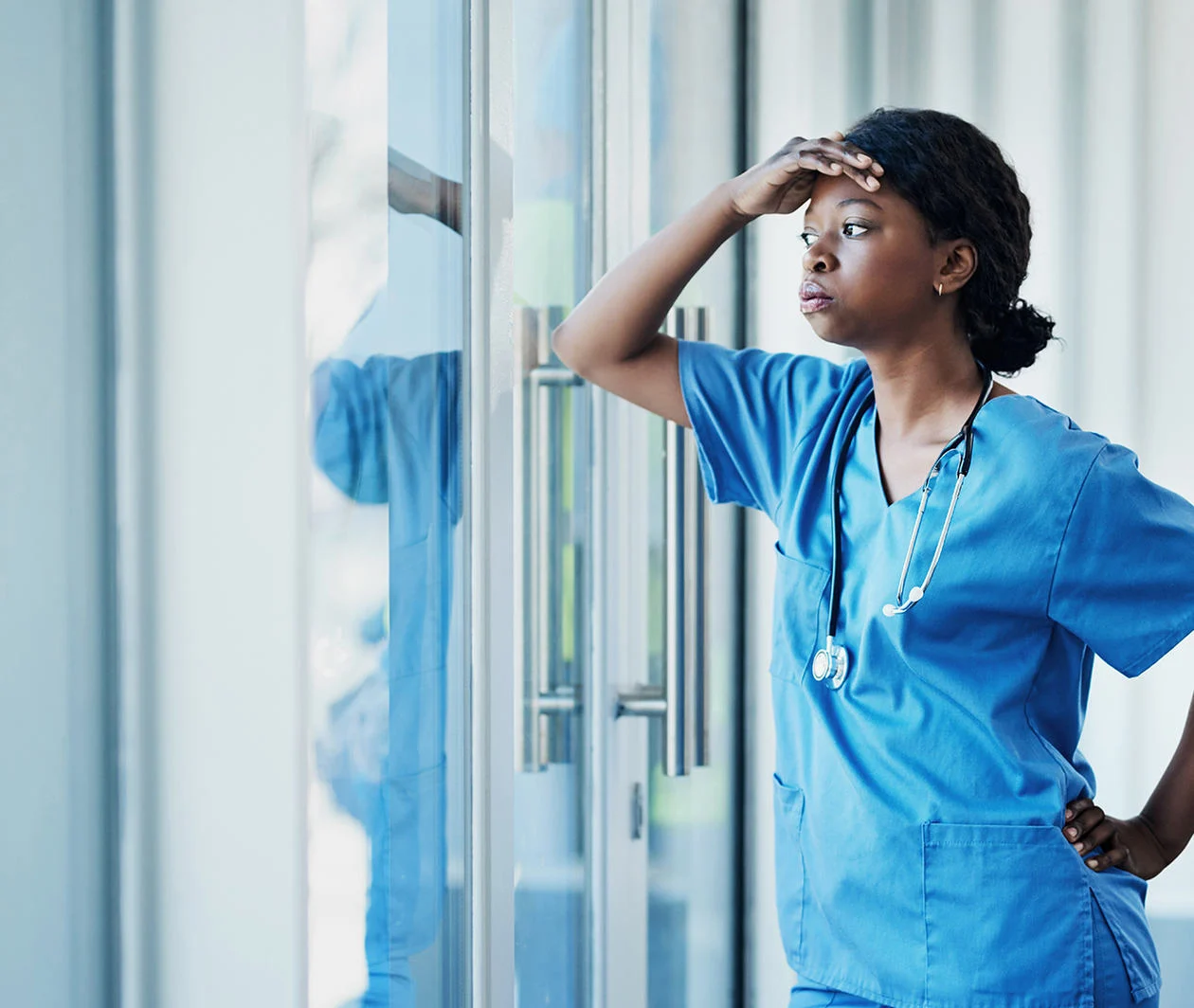 Nurse preparing syringe