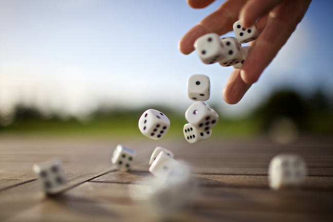 Tumbling dice