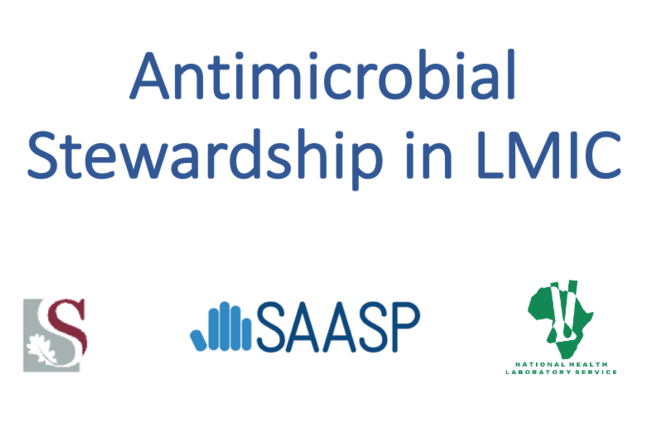 PPT slide screen shot of article title - Antimicrobial stewardship in LMIC