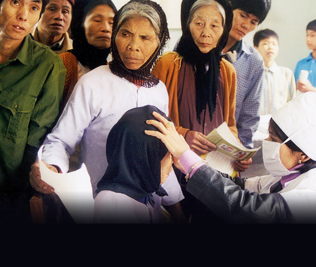 Patients waiting for and receiving treatment