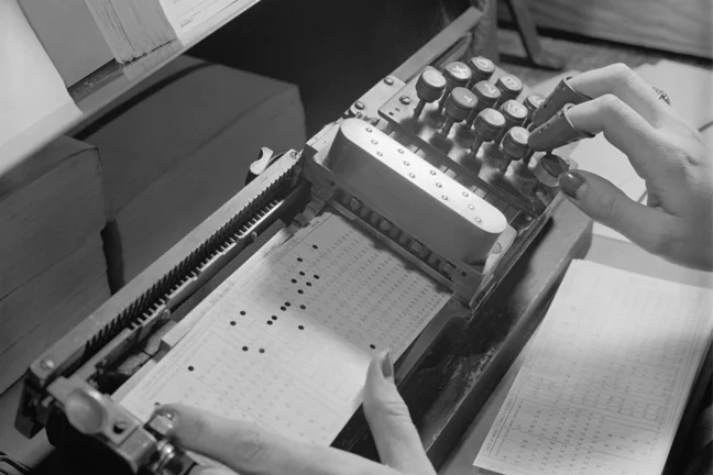 punchcard machine for census