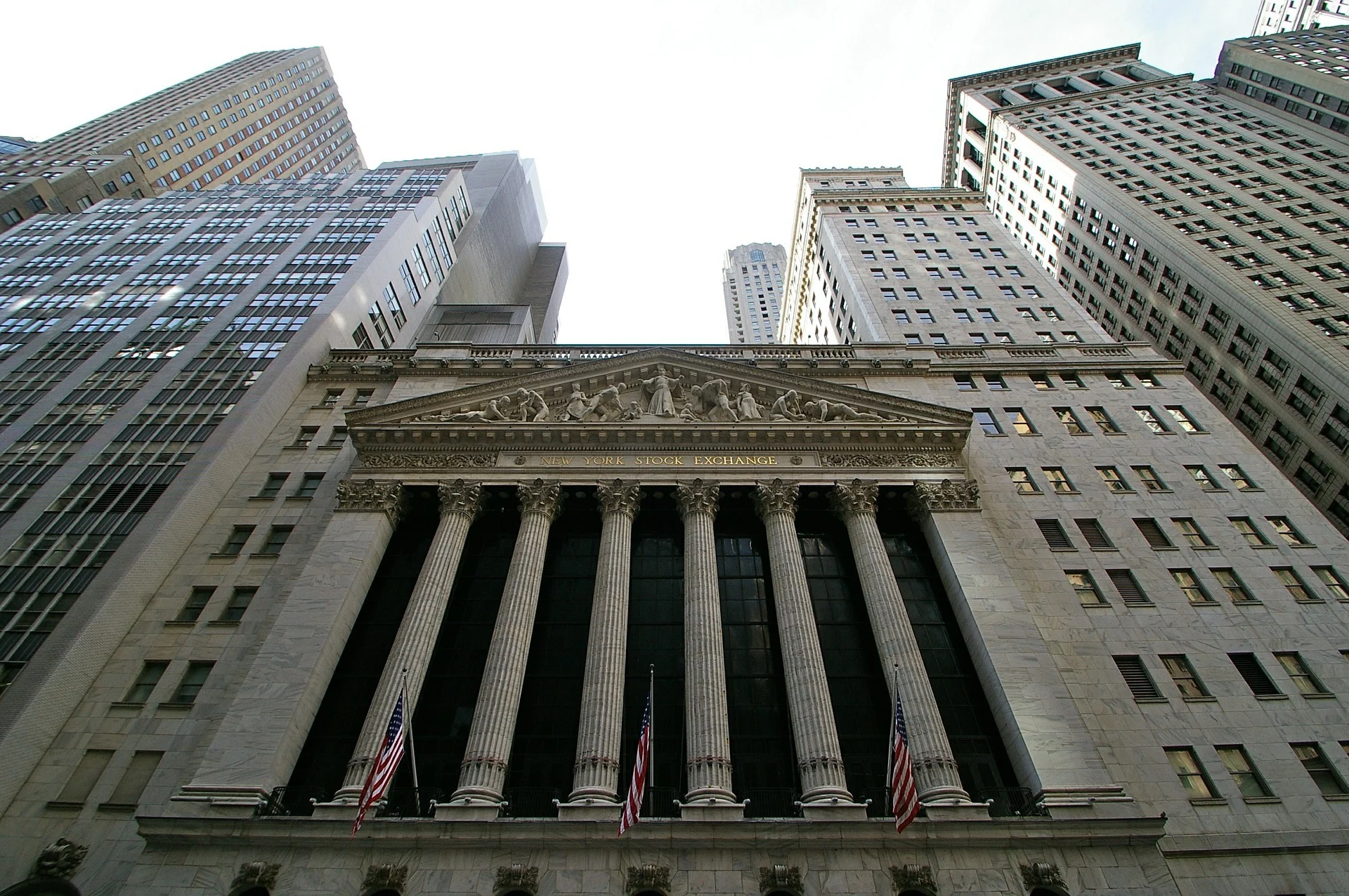 Exterior of New York Stock Exchange