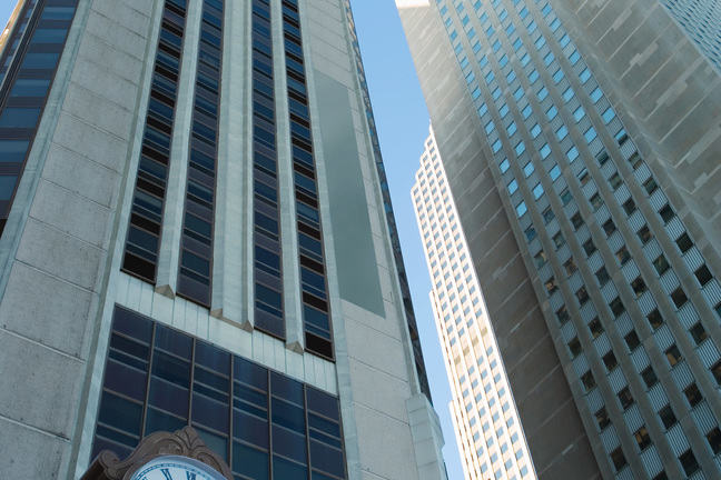 Two skyscrapers